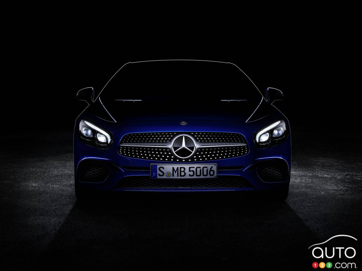 New Mercedes-Benz SL-Class teased ahead of Los Angeles Auto Show
